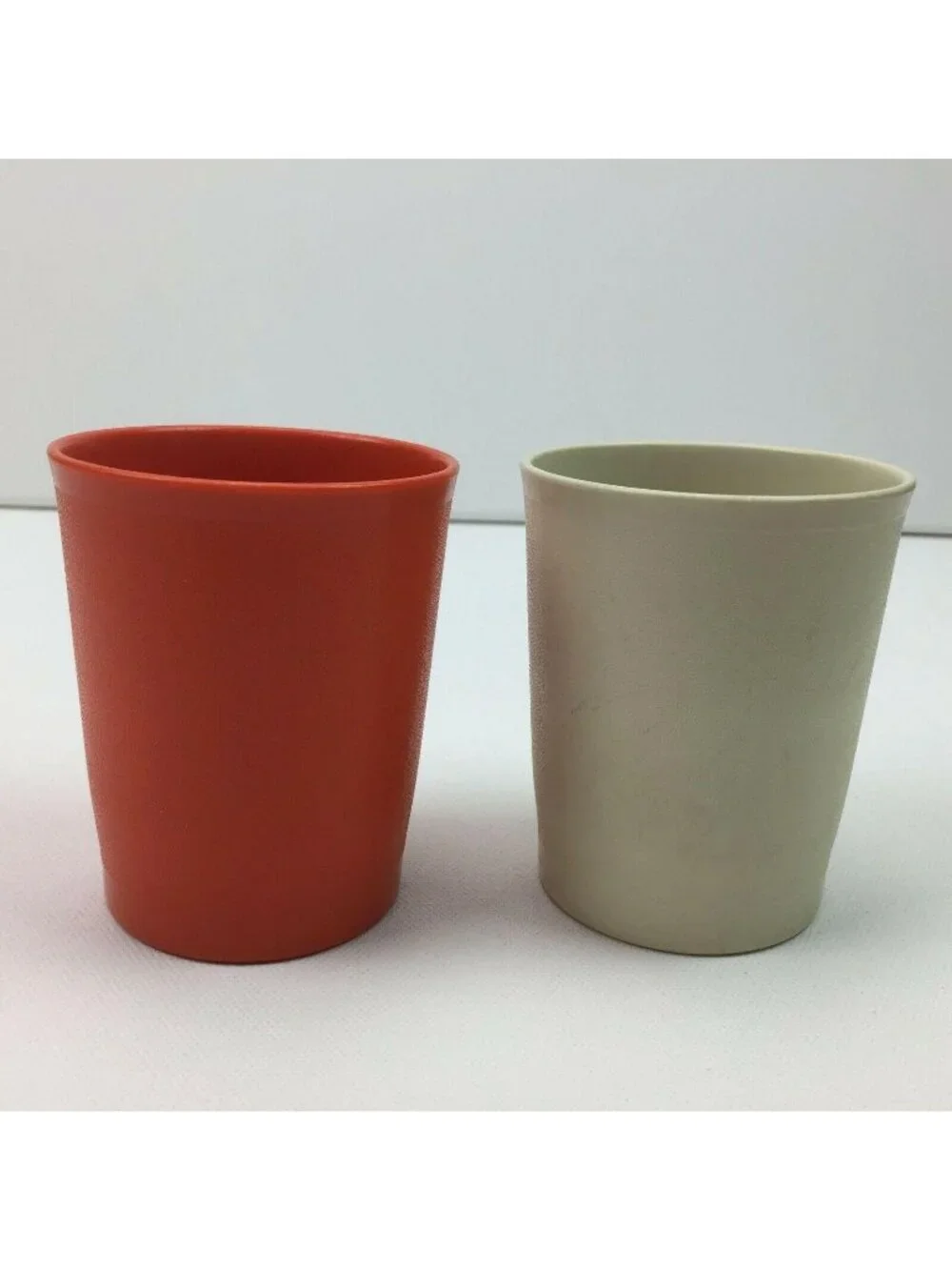 Vintage Tupperware 6 oz Tumblers Harvest 1251-9 1251-12 No Lids